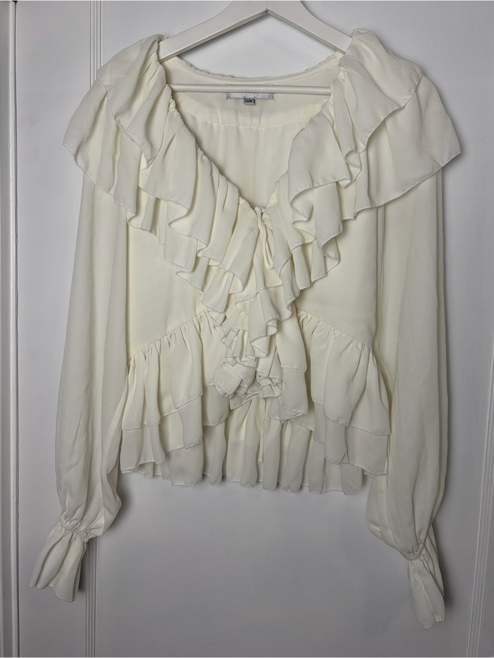 TORN BY RONNY KOBO Rhea Ruffle Bohemian Blouse